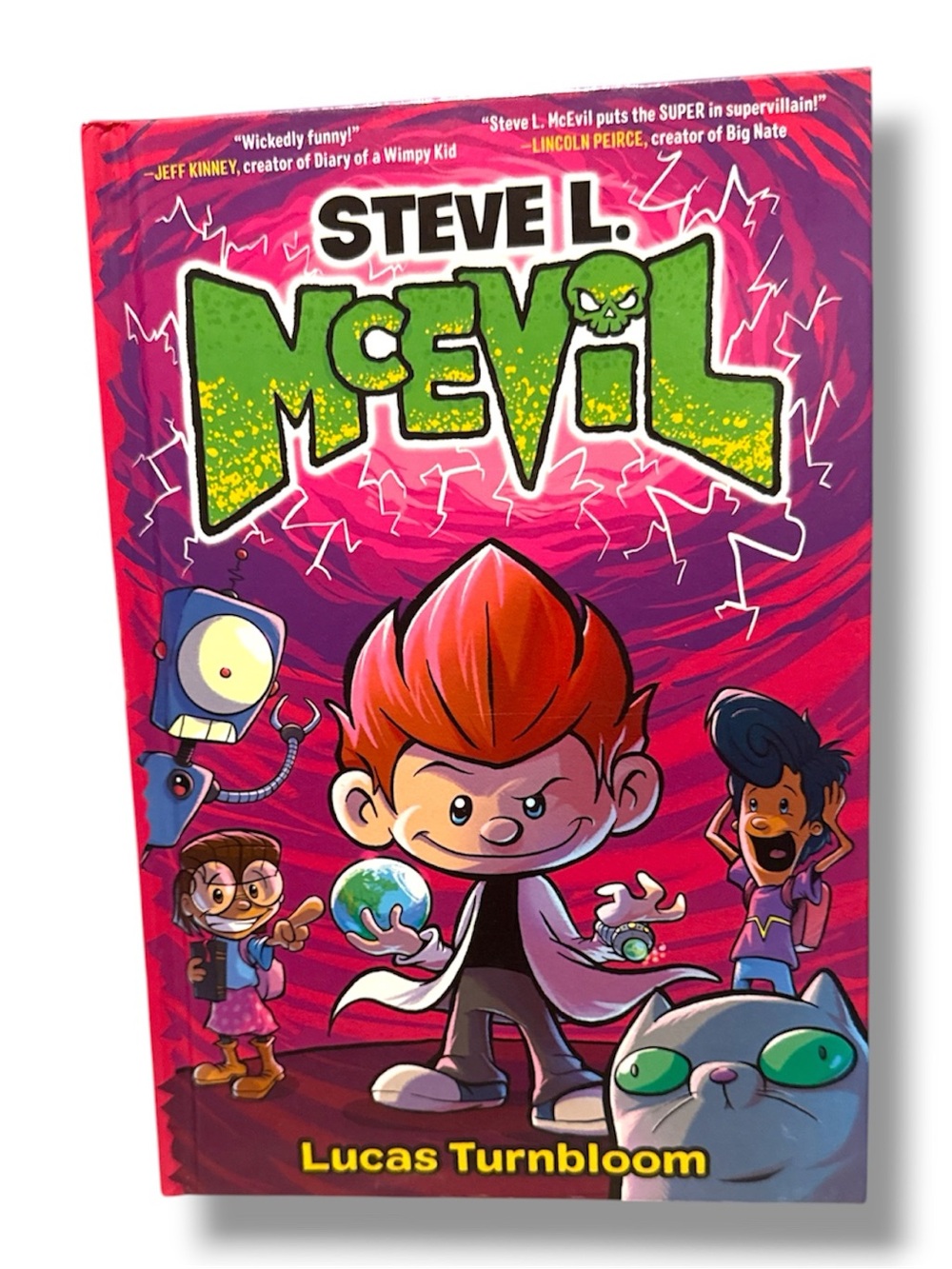 Steve L. McEvil Hardcover Book - by Lucas Turnbloom